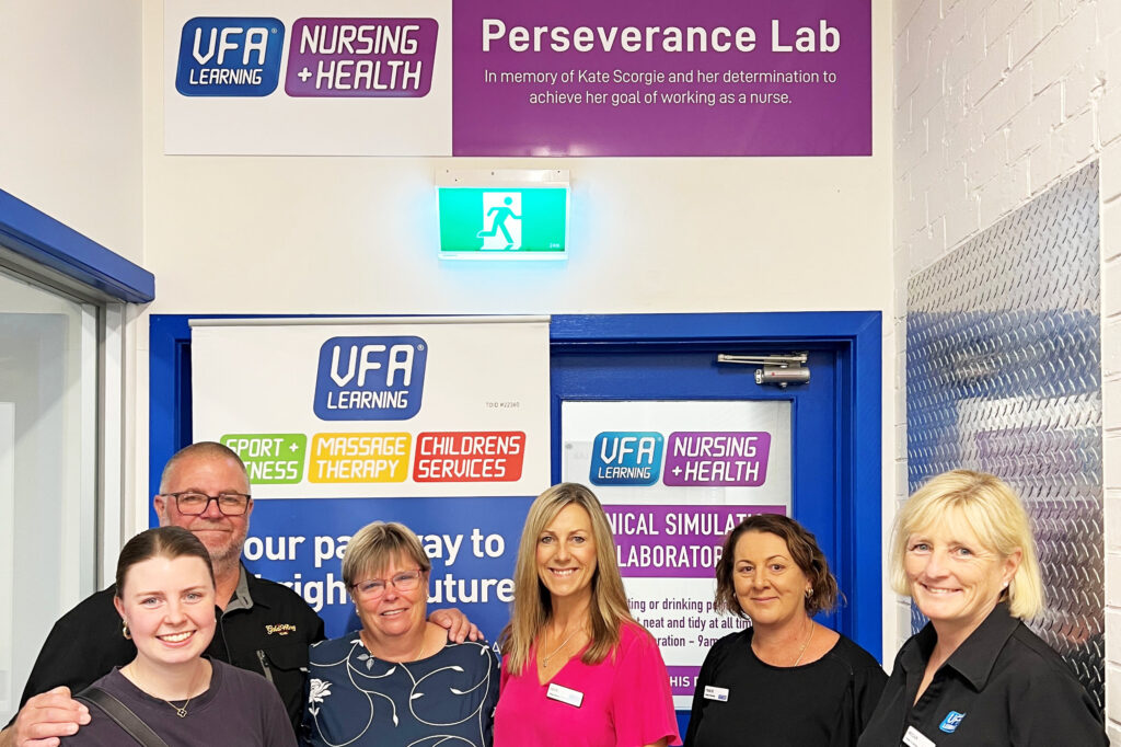 VFA renames nursing lab in honour of nursing student Kate Scourgie